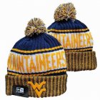 2024 West Virginia Mountaineers yellow blue white NCAA Sport Cuffed Knit Hats