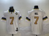 New Orleans Saints #7 Taysom Hill white fashion Nike Vapor F.U.S.E. Limited Jersey