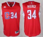 Paul Pierce #34 Los Angeles Clippers Red 2015 New Swingman Stitched NBA Jerseys