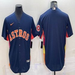 Nike Houston Astros blank blue baseball jerseys -BD