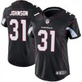 Women Cardinals #31 David Johnson black nike Color Rush Limited Jersey