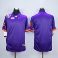 Clemson Tigers blank purple College Football Jersey - Purple