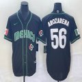 2023 World Cup Mexico #56 Randy Arozarena black majestic baseball jerseys 26