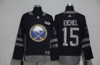 Buffalo Sabres #15 Jack Eichel black gray 2017 Centennial Classic Jersey