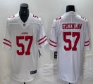 Nike San Francisco 49ers #57 Dre Greenlaw white Color Rush Limited Jersey