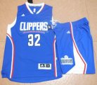 Los Angeles Clippers #32 Blake Griffin blue nba basketball suits