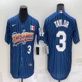 Nike Los Angeles Dodgers #3 Chris Taylor blue throwback majestic baseball Jerseys-BD 06