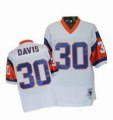 Denver Broncos Terrell Davis Throwback 30# white Jersey