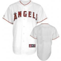 mlb los angeles angels blank white jersey