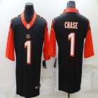 Nike Cincinnati Bengals #1 Ja'Marr Chase black orange Color Rush Limited Jersey-BD