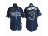 Tampa Bay Rays 3 Longoria Dark Blue mlb jerseys