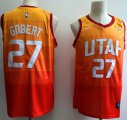 Nike Utah Jazz #27 Rudy Gobert orange nba Jersey-LT