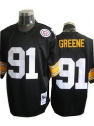 Pittsburgh Steelers Kevin Greene 91 Throwback Black NFL Jerseys