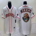 2023 World Cup Mexico blank white majestic baseball jerseys 38