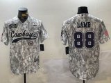 Dallas Cowboys CeeDee Lamb Nike Arctic Camo 2024 Salute to Service Limited Jersey Joint name-BD