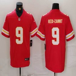 Nike Kansas City Chiefs #9 Louis Rees-Zammit red Color Rush Limited Jerseys