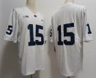 Penn State #15 Drew Allar white college jerseys-XST