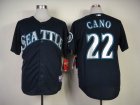 Seattle Mariners Robinson Cano 22 blue mlb jerseys