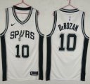 San Antonio Spurs #10 Demar Derozan white nike nba jersey