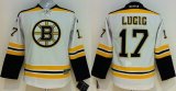 Youth Boston Bruins 17 Milan Lucic White hockey Jersey