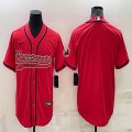 Nike Tampa Bay Buccaneers red baseball jerseys Joint name-BD