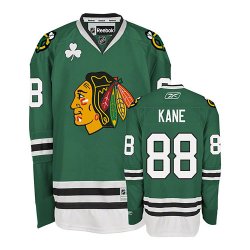 NHL Chicago Blackhawks #88 Patrick Kane Green Jersey