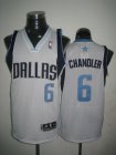 Dallas Mavericks CHANDLER 6# white nba jerseys