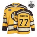 2013 NHL Stanley Cup Boston Bruins 77 BOURQUE yellow jersey