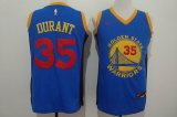 Golden State Warriors #35 Kevin Durant blue 2017 NBA Jerseys