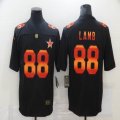 Nike Dallas Cowboys #88 CeeDee Lamb black orange Color Rush Limited Jersey-BD