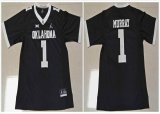 2018 Oklahoma Sooners #1 Kyler Murray black New College Football Jerseys with jordan logo