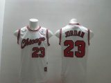 Chicago Bulls #23 Michael Jordan white nba basketball Jersey