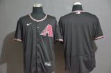 Arizona Diamondback blank Black Flexbase Authentic Collection Jersey-WL