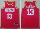 Nike Houston Rockets #13 James Harden red Basketball jersey-TY