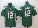 Nike New York Jets #12 Joe Namath green Color Rush Limited Jersey-BD