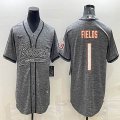 Nike Chicago Bears #1 Justin Fields Hemp gary baseball jerseys Joint name-BD