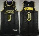 Nike NBA Los Angeles Lakers #0 Russell Westbrook Black nba basketball Jersey-XD 02