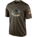 Men Vancouver Canucks Salute To Service Nike Dri-FIT T-Shirt