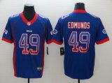 Nike Buffalo Bills #49 Tremaine Edmunds blue drift Color Rush Limited Jersey-BD