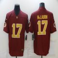 Nike Washington Redskins #17 Terry McLaurin Red gold Color Rush Limited Jersey