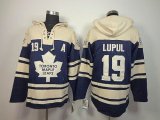 Toronto Maple Leafs #19 Joffrey Lupul Blue NHL Hooded Sweatshirt