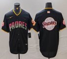 Nike San Diego Padres blank black baseball jersey Joint Name