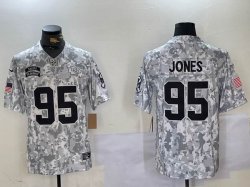 Kansas City Chiefs #95 Chris Jones Nike Arctic Camo 2024 Salute to Service Limited Jersey