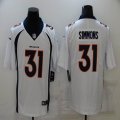 Denver Broncos #31 Justin Simmons white Nike Color Rush Limited Jersey-BD