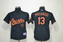 Baltimore Orioles MACHADO 13# black kids mlb jerseys