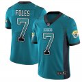 Jacksonville Jaguars #7 Nick Foles green Nike drift Color Rush Limited Jersey