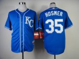 Kansas City Royals HOSMER 35 blue mlb jersey