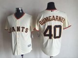 San Francisco Giants #40 Madison Bumgarner beige Majestic baseball Jersey