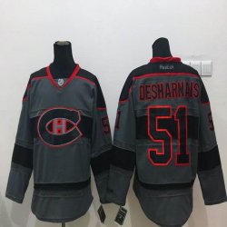 Reebok Montreal Canadiens #51 David Desharnais Gray hockey jersey