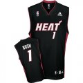 Miami Heat 1# Chris Bosh Black Cheap Jerseys